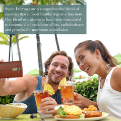 One capsule per meal instruction for Baar Super Digestive Enzymes