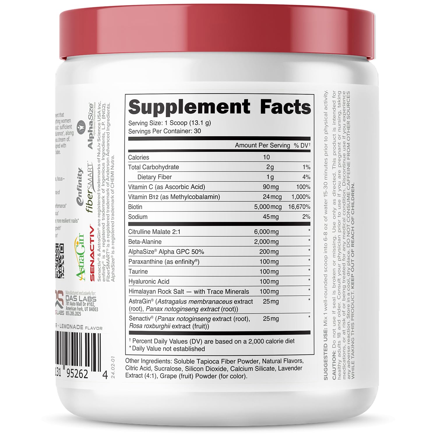 Glow, nails and skin benefits from Babe Pre Workout for Women