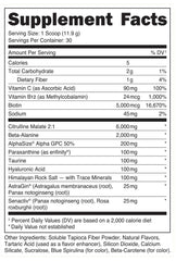 Close-up of Citrulline and Beta-Alanine on Babe Pre Workout label