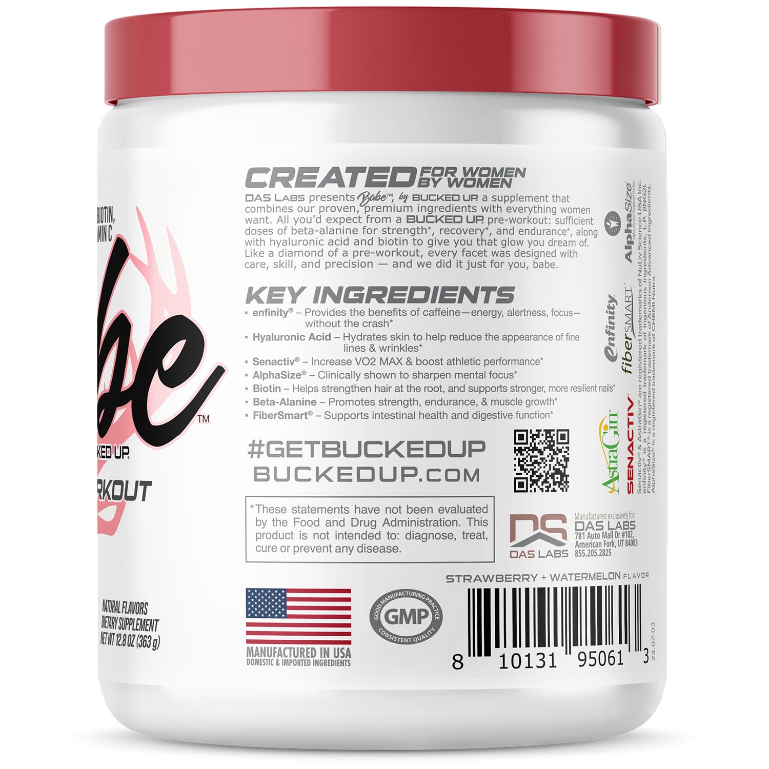 Ingredients include Citrulline, Hyaluronic Acid, Biotin