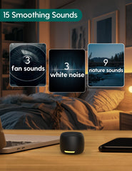 BABELIO 15 sounds non looping option to customize your sleep environment.
