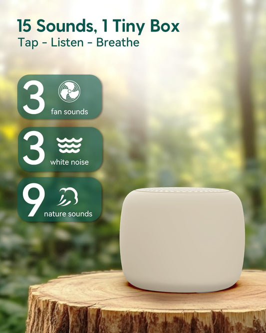 BABELIO white noise with 15 sounds offers versatile sleep, focus, and relaxation options.