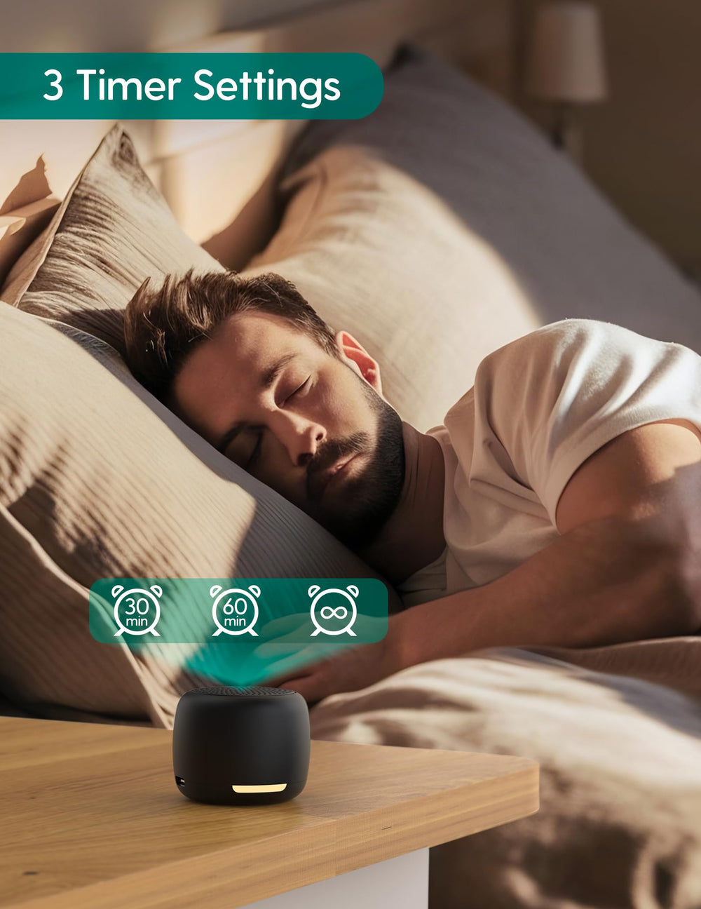 BABELIO compact portable noise device ideal for office naps and travel.