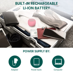 BABELIO elegant pink design complements bedside or desk setup