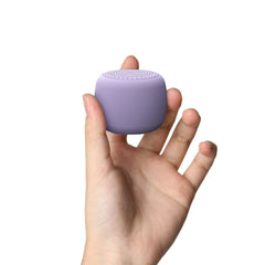 Babelio Mini pocket-size purple white noise machine designed for travel serenity