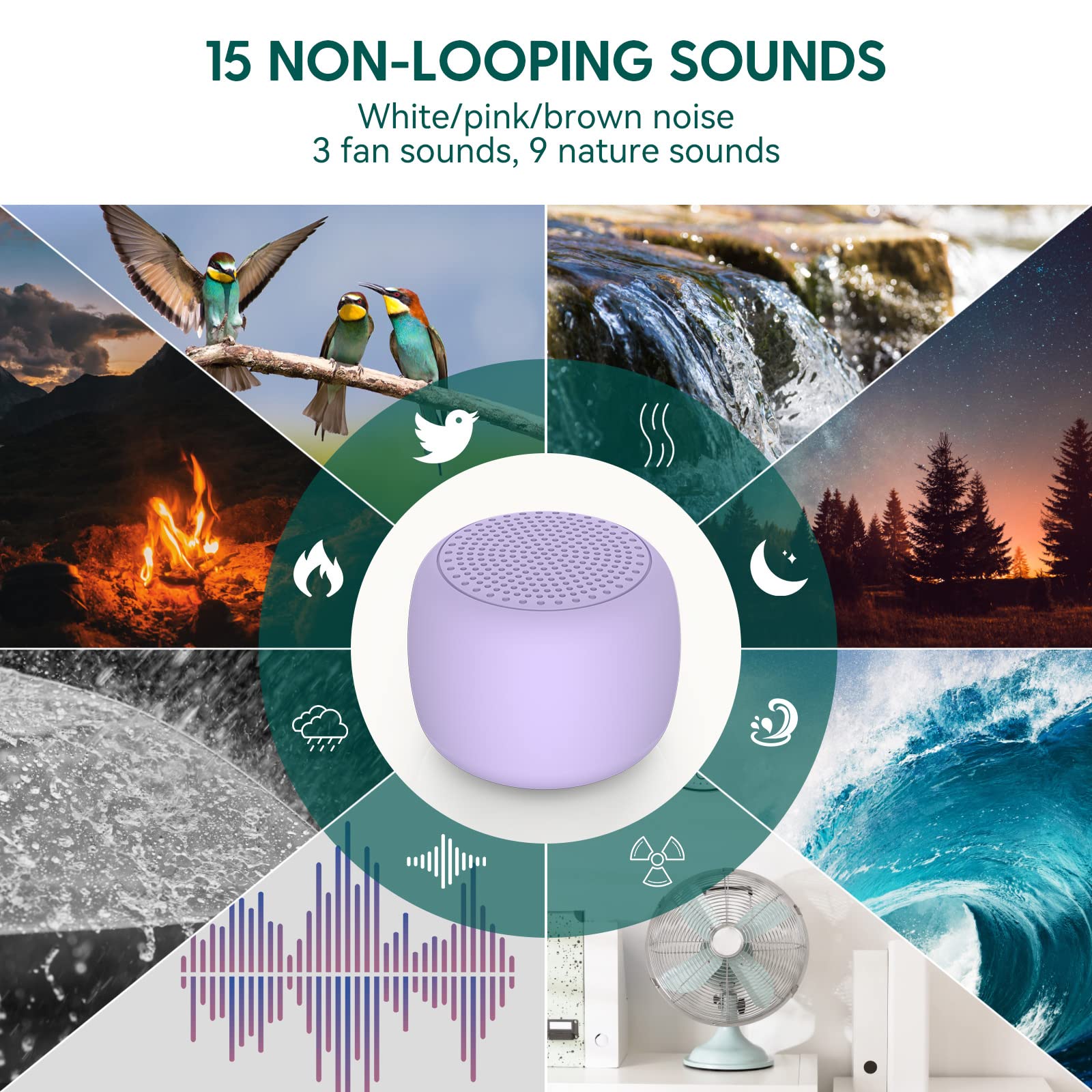 Babelio Mini timer indicator helps choose continuous or timed sessions