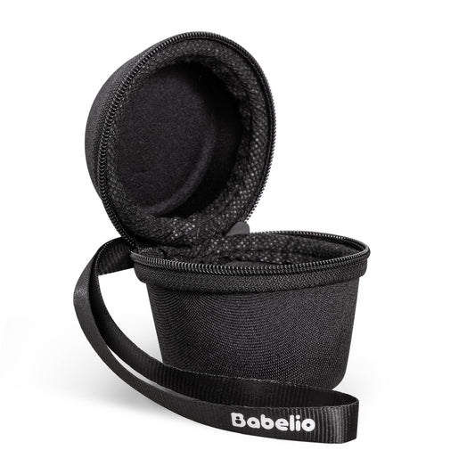 BABELIO pocket mini travel case front view showing compact protection