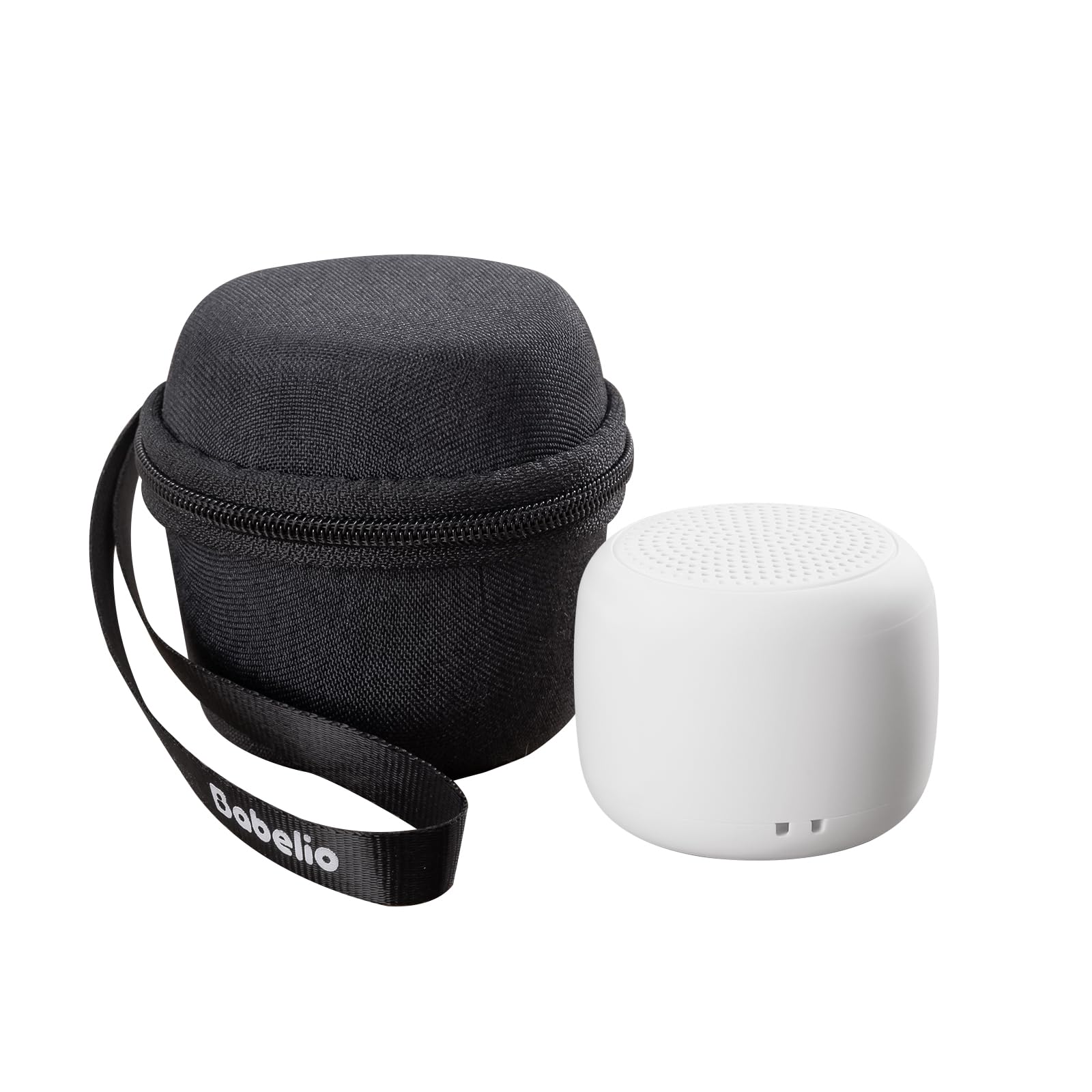 BABELIO pocket mini travel case interior with secured cable for organized packing