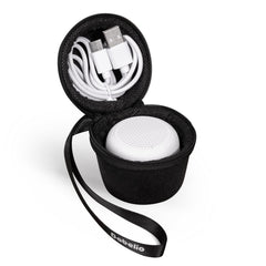 BABELIO pocket mini travel case on bag setup for quick access during travel