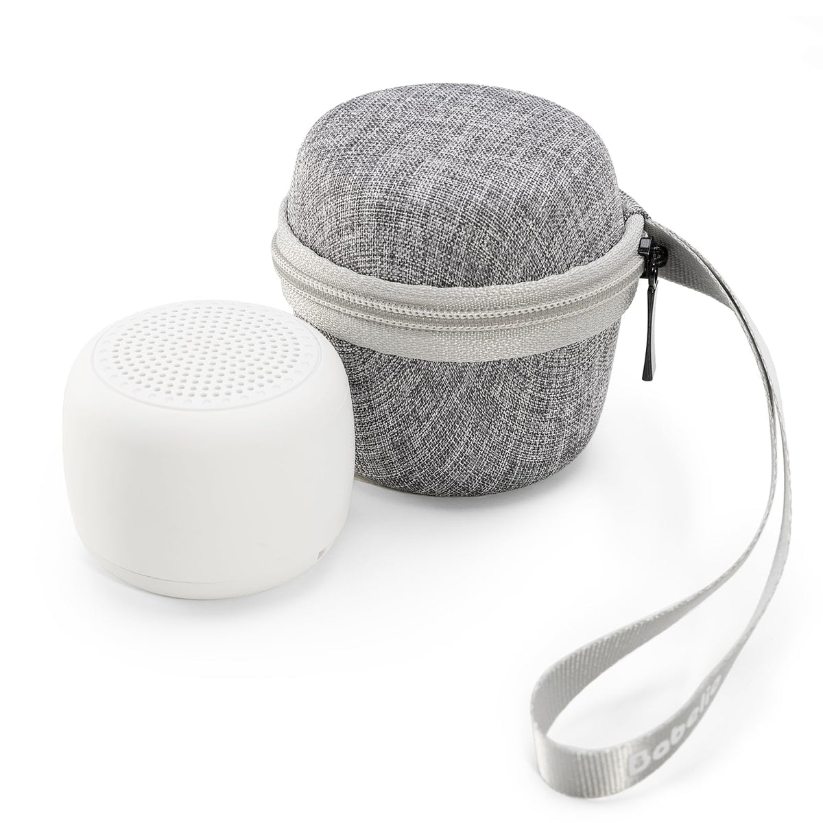 BABELIO portable white noise machine grey front view aids focus and better sleep