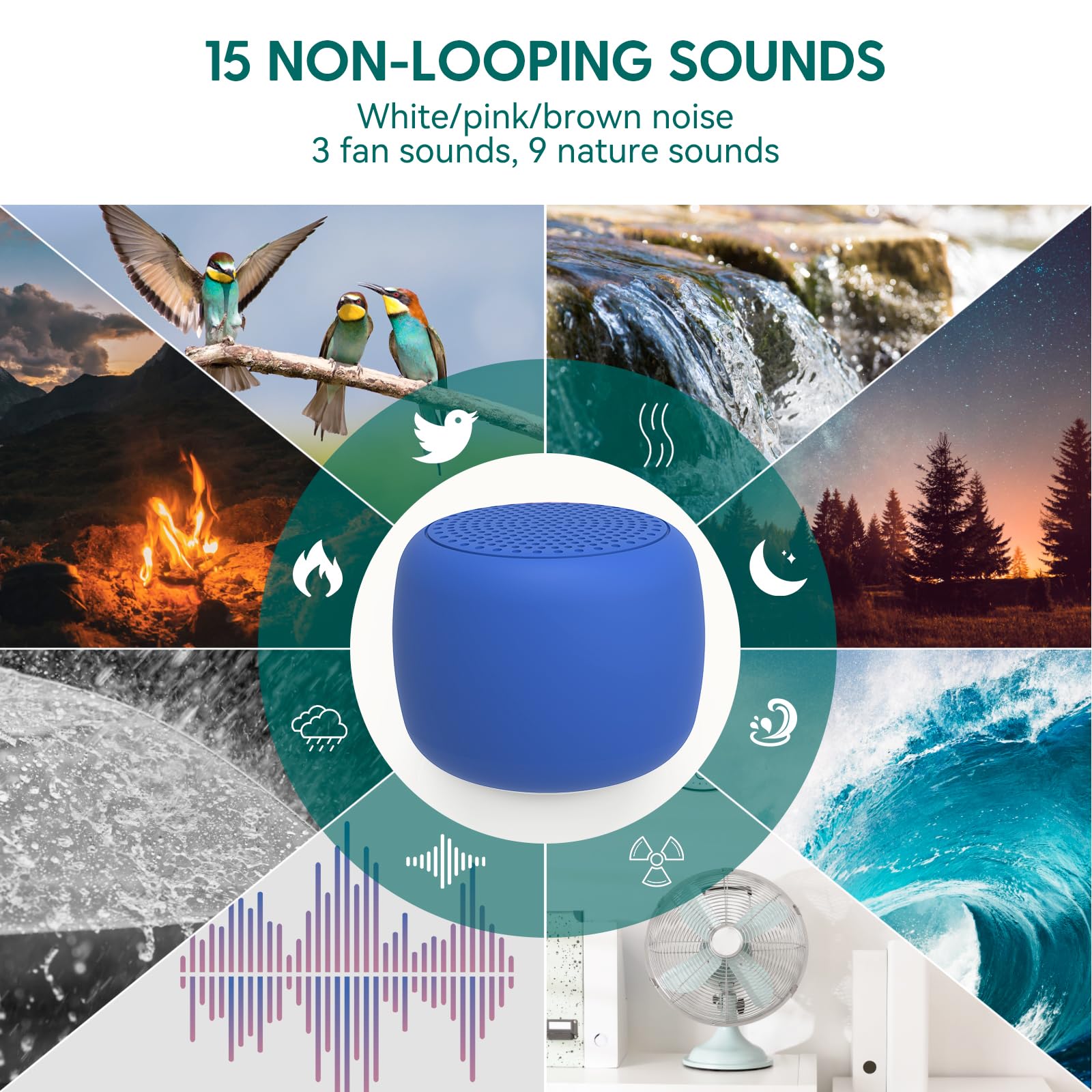 BABELIO timer function display helps you choose exact session length.