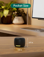BABELIO travel noise machine with night light delivering soothing bedtime glow.