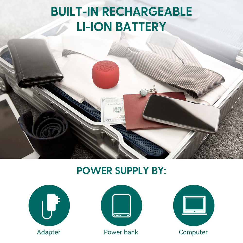 BABELIO Type-C charging keeps the compact unit powered on trips.