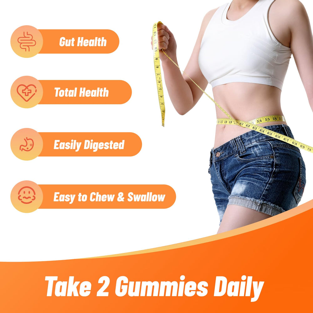 Back view of Babivek Fiber Gummies bottle with nutrition panel