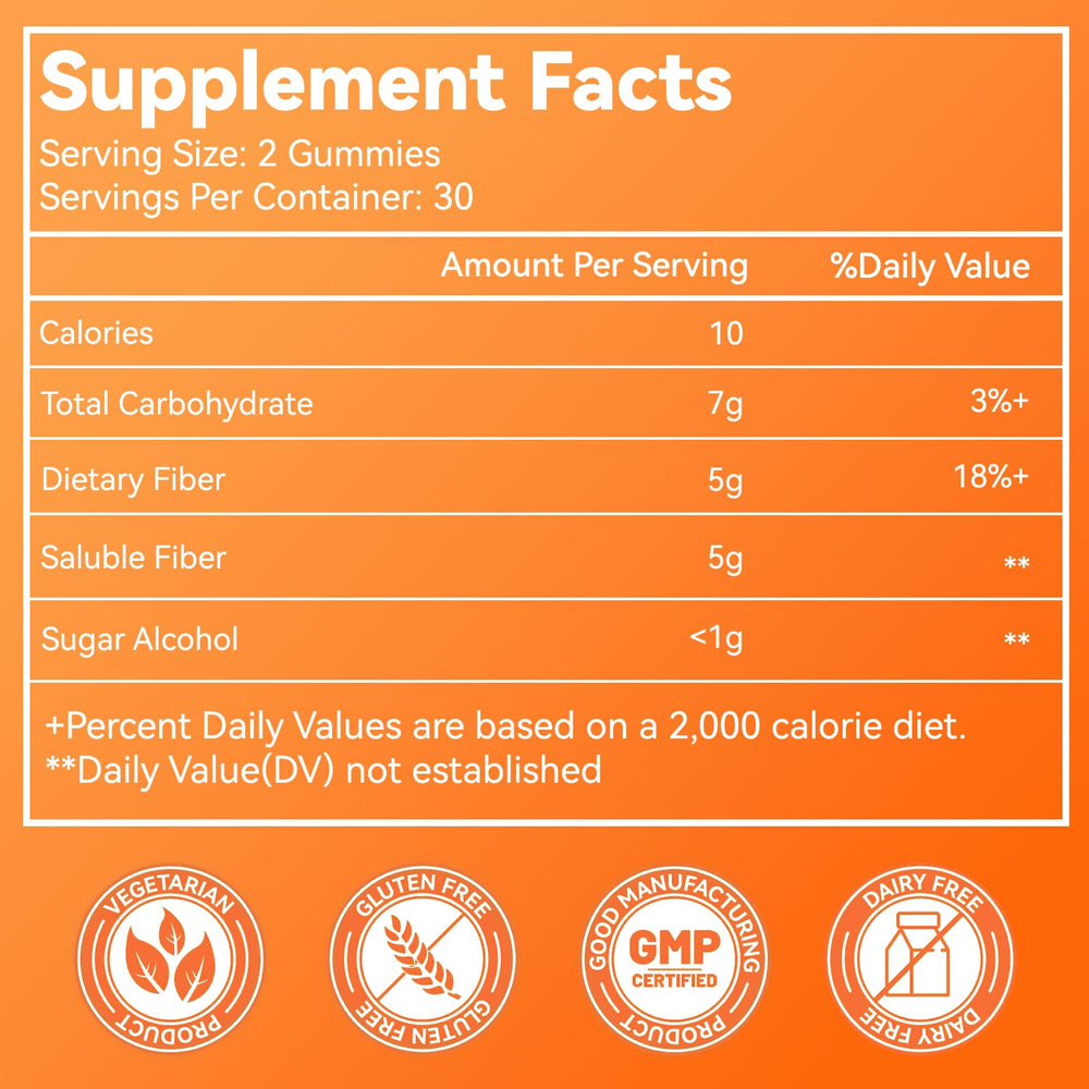 Babivek Fiber Gummies Strawberry flavor close-up