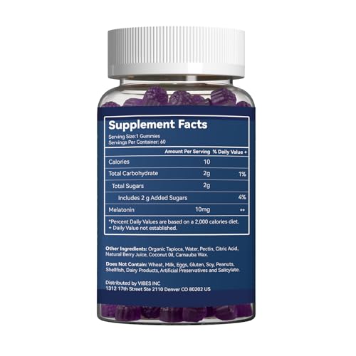 Close-up of Babivek Melatonin Gummies bottle with gummies visible