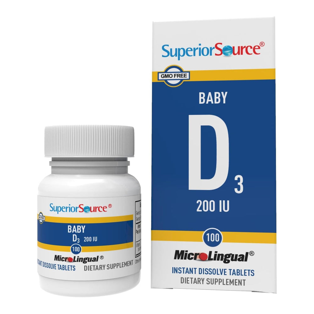 MicroLingual Vitamin D3 tablet dissolving on tongue