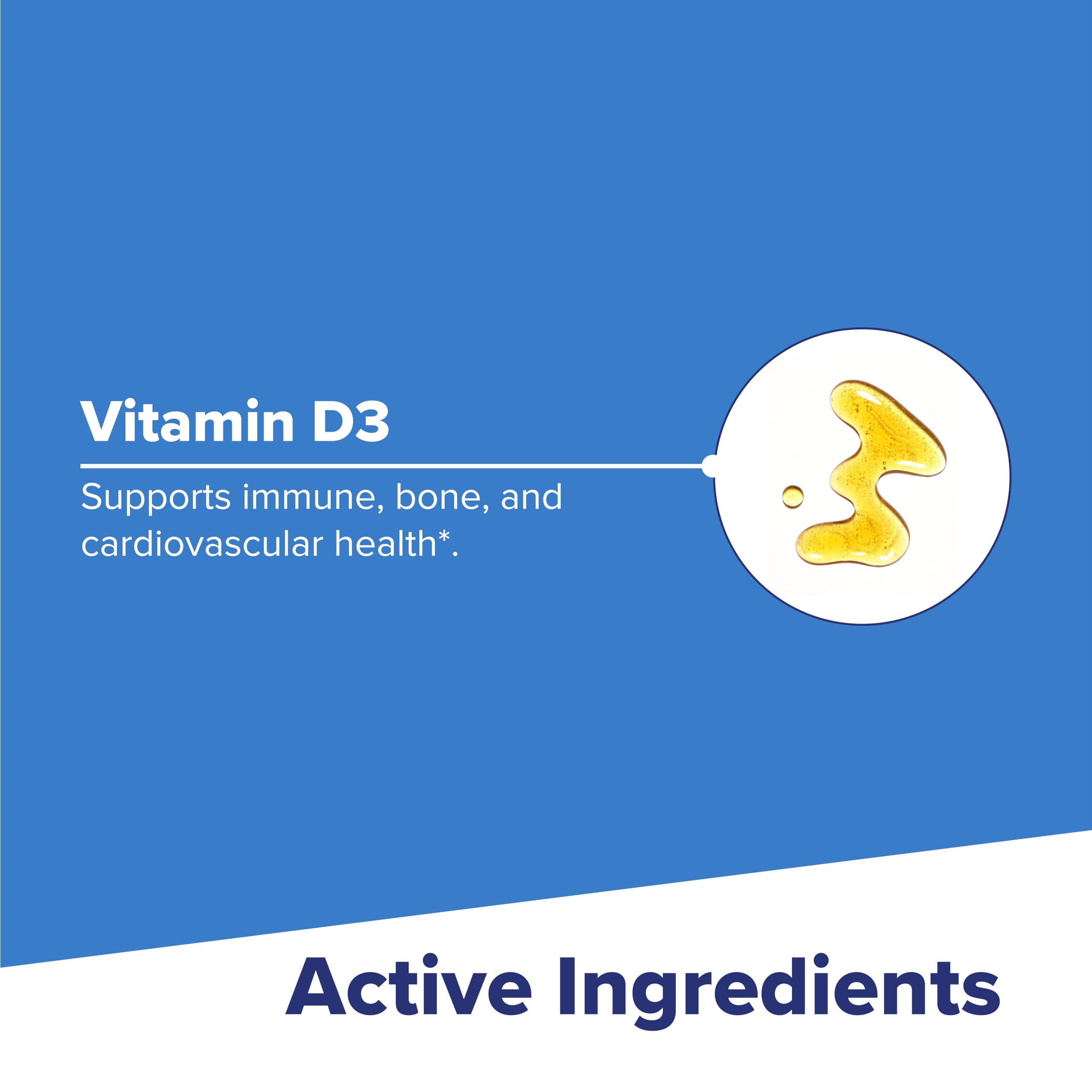 Ingredients and label close-up of Superior Source Baby D3