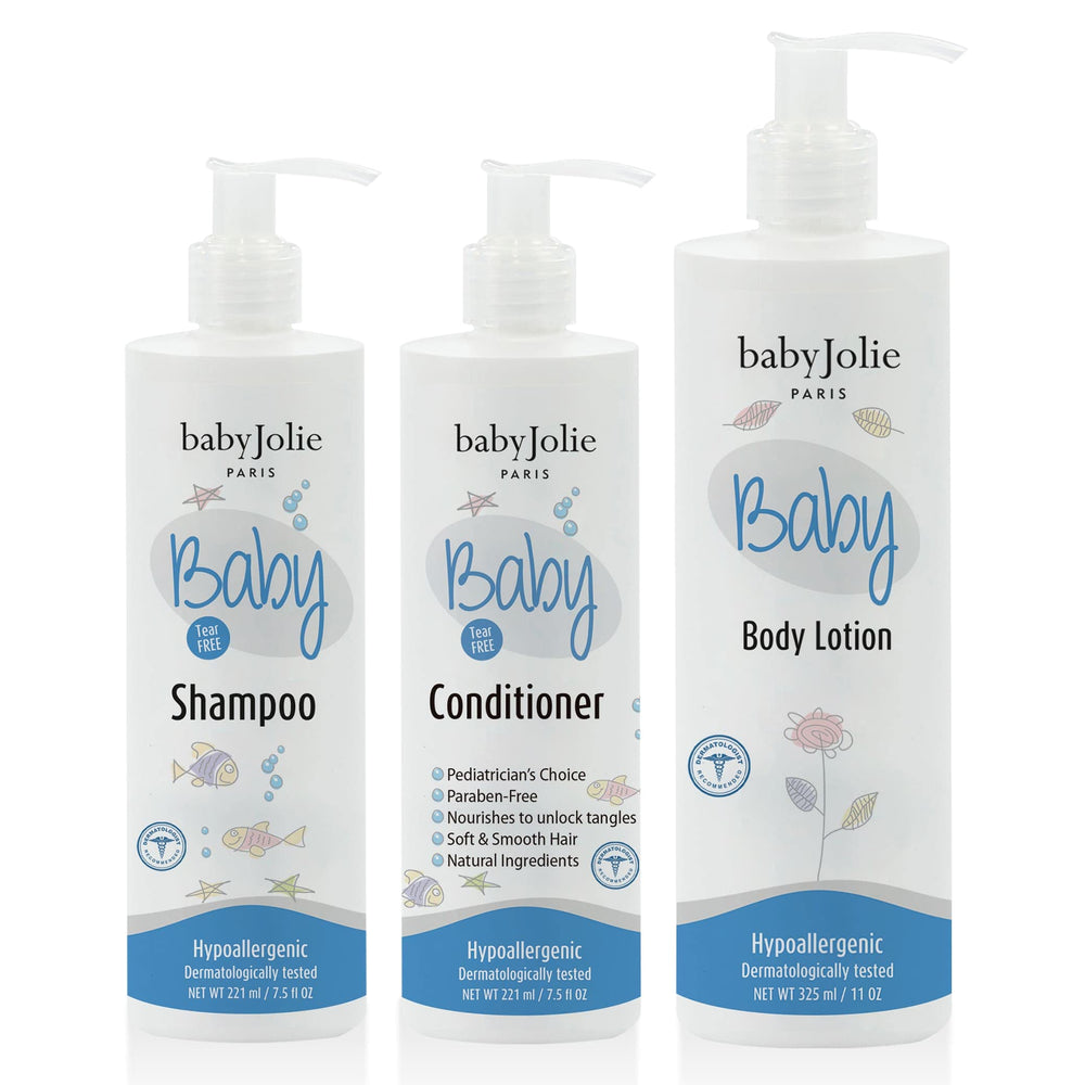 Gift-ready Baby Jolie Baby Bath Set box and bottles