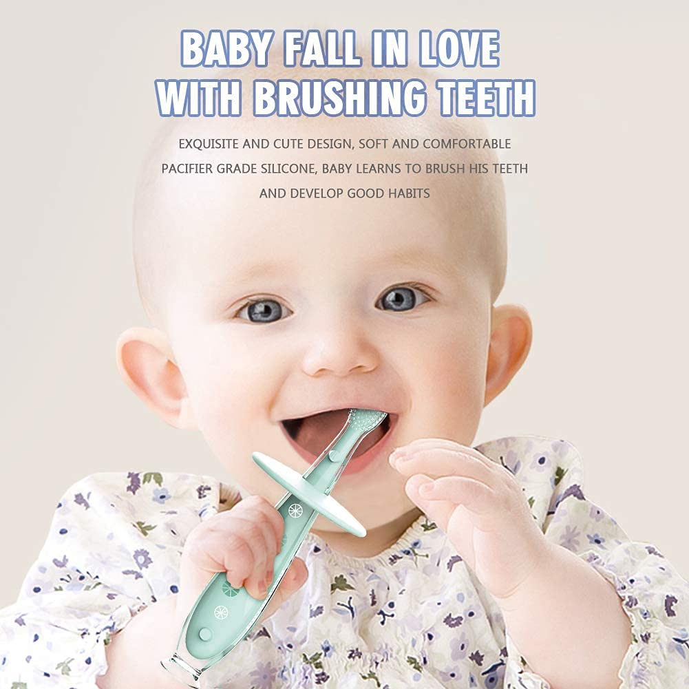 Food-grade BPA-free silicone material of toddler toothbrush