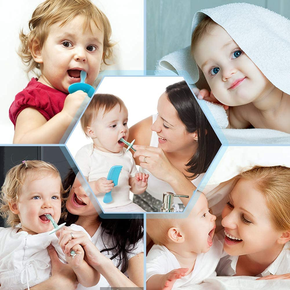 Packaging design for 2-pack baby toothbrush gift set