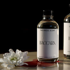 Room scene with diffuser oil operating in a home