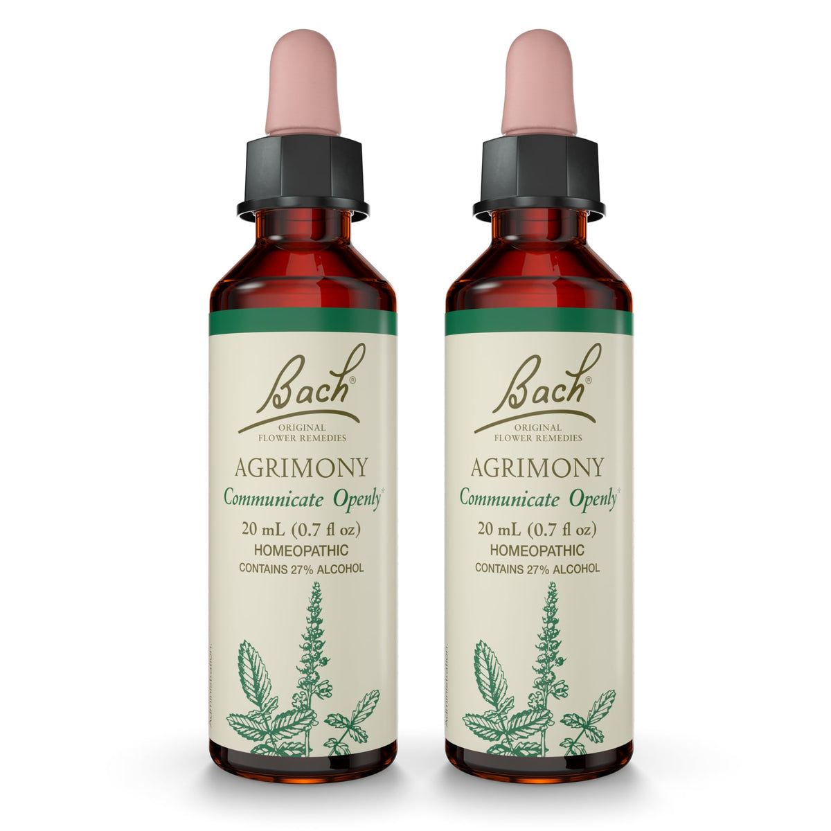 Agrimony Bach Original Flower Remedies 20ml pack 2 - front view