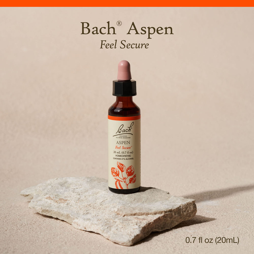 Aspen flower remedy for emotional balance and inner peace