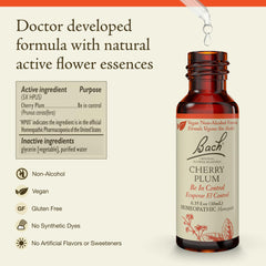 Cherry Plum Non-Alcohol formula packaging and bottle