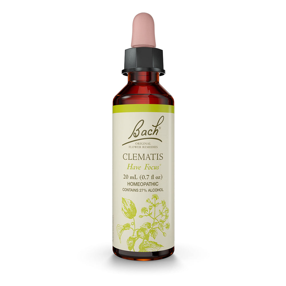 Bach Clematis Have Focus 20ml dropper bottle