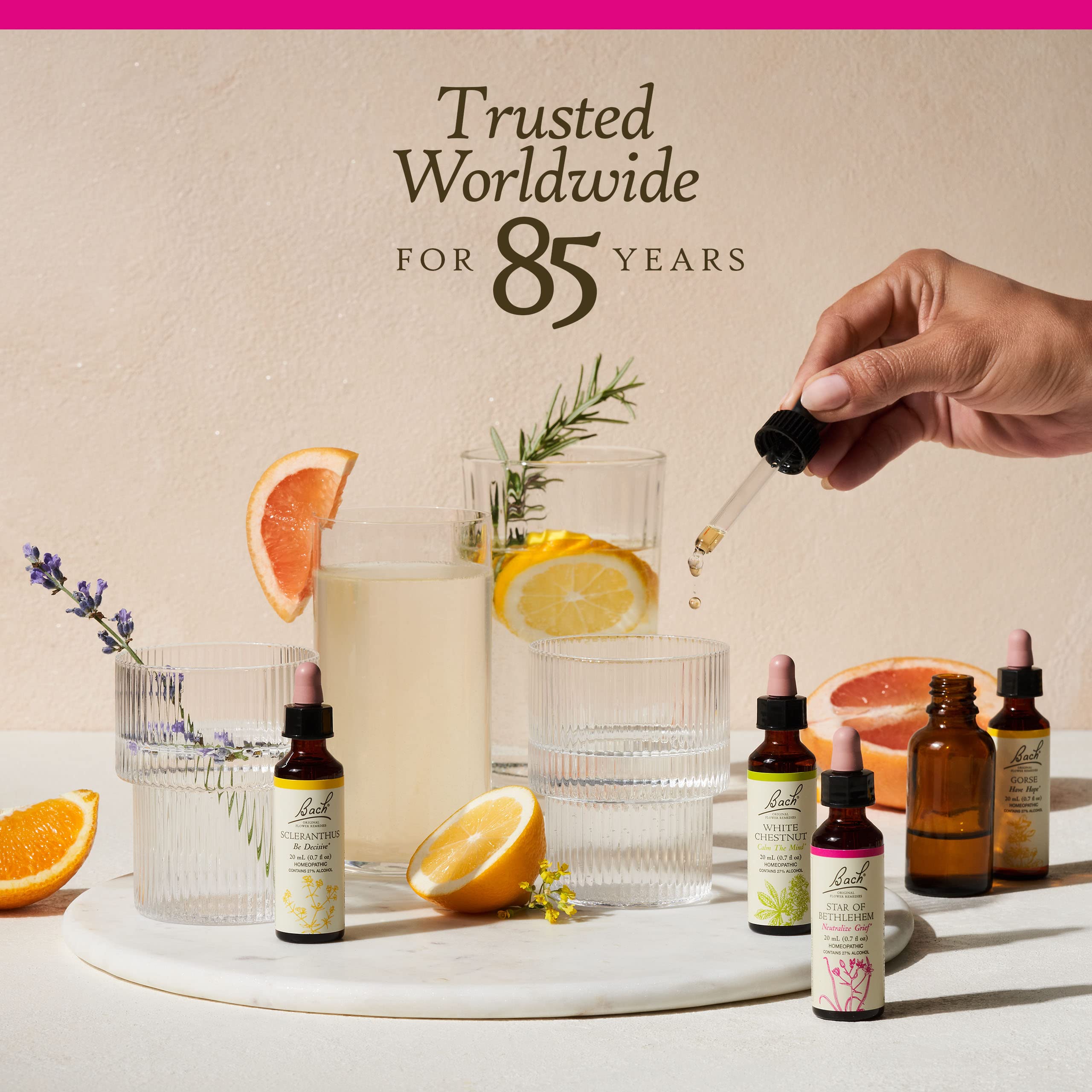Label highlights vegan, gluten-free, sugar-free ingredients