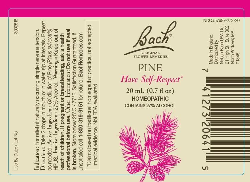 Two 20mL bottles of Bach flower remedies Honeysuckle and Pine from the 2-pack.