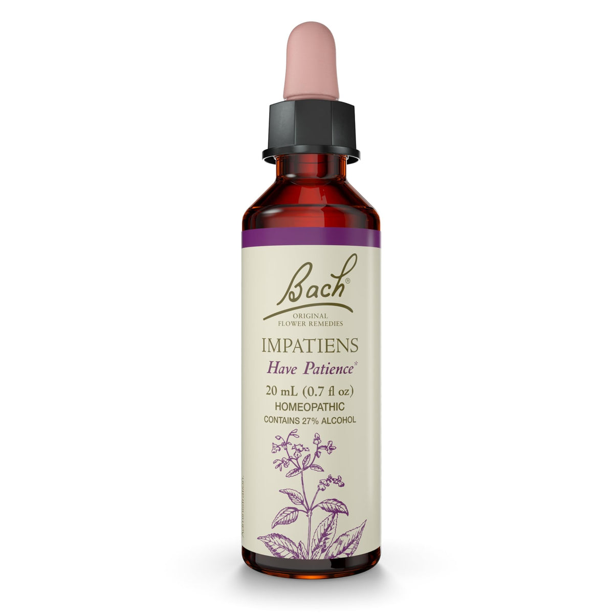 Bach Impatiens Have Patience 20mL bottle