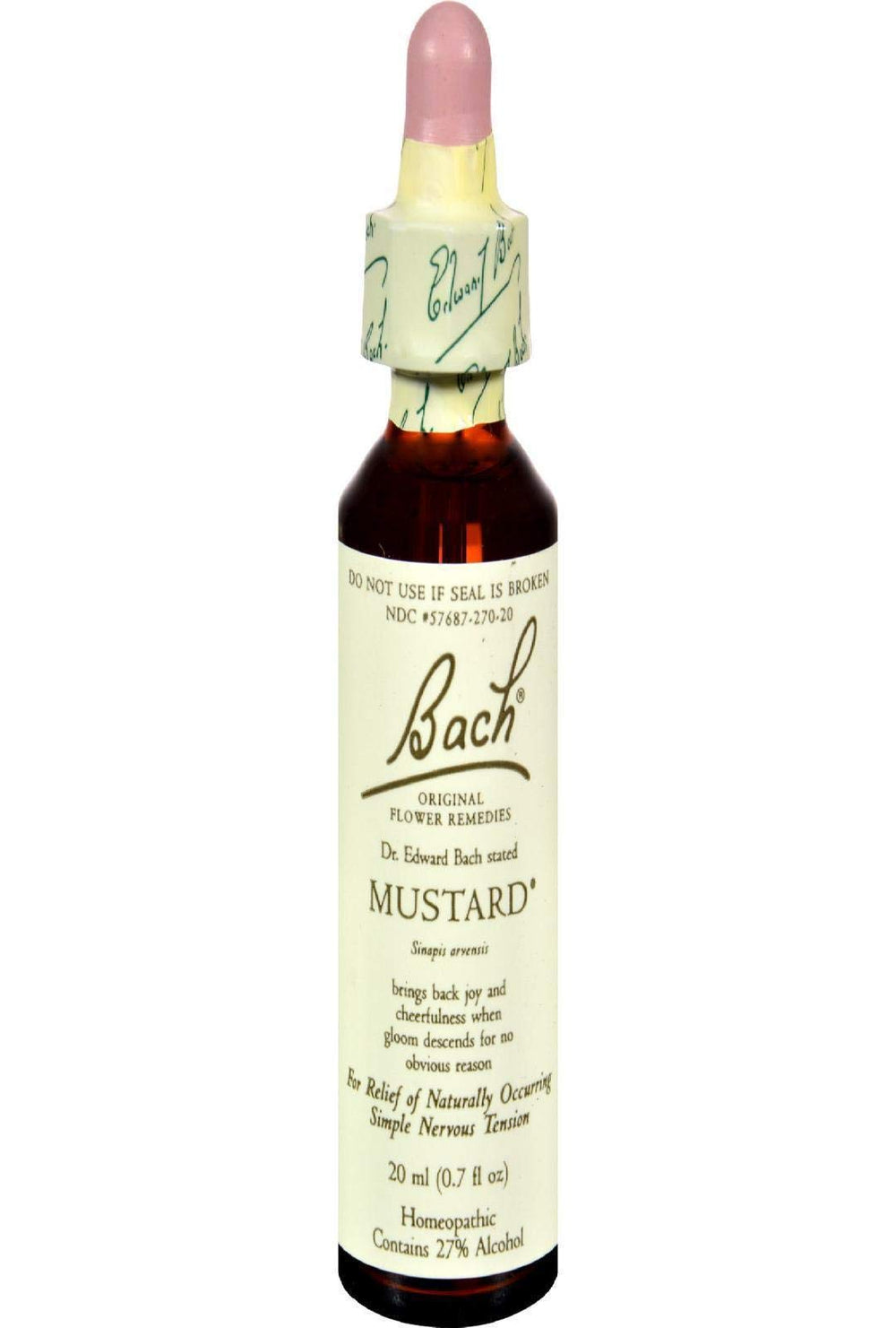 Bach Mustard Be Joyful 20mL bottle