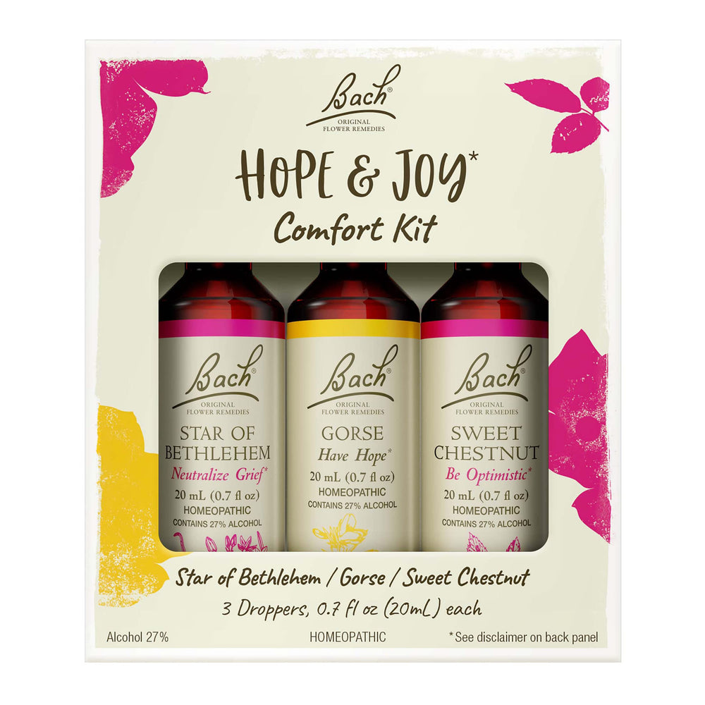 Front view of Bach Original Flower Remedies Hope and Joy Kit
