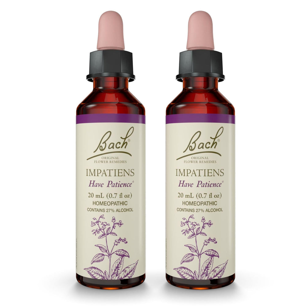 Bach Impatiens 20 mL dropper bottles – 2-pack