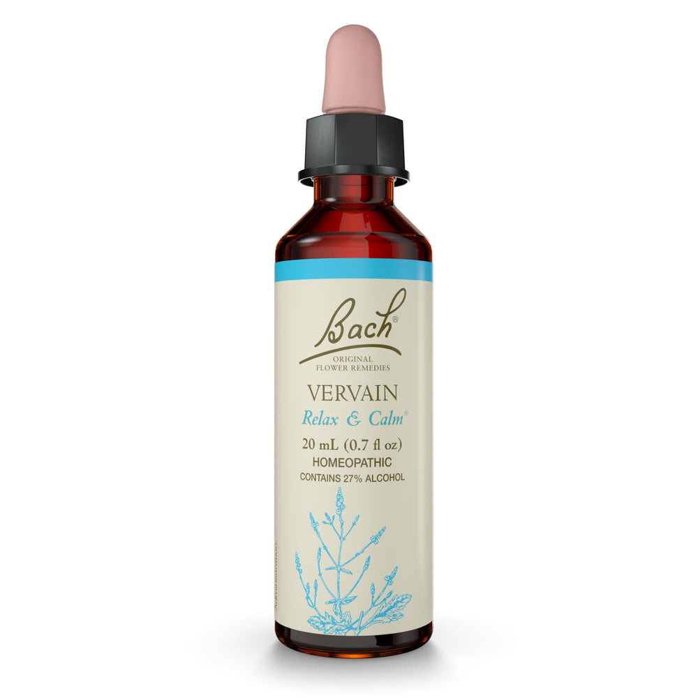 Bach Original Flower Remedies Vervain 20mL bottle with dropper
