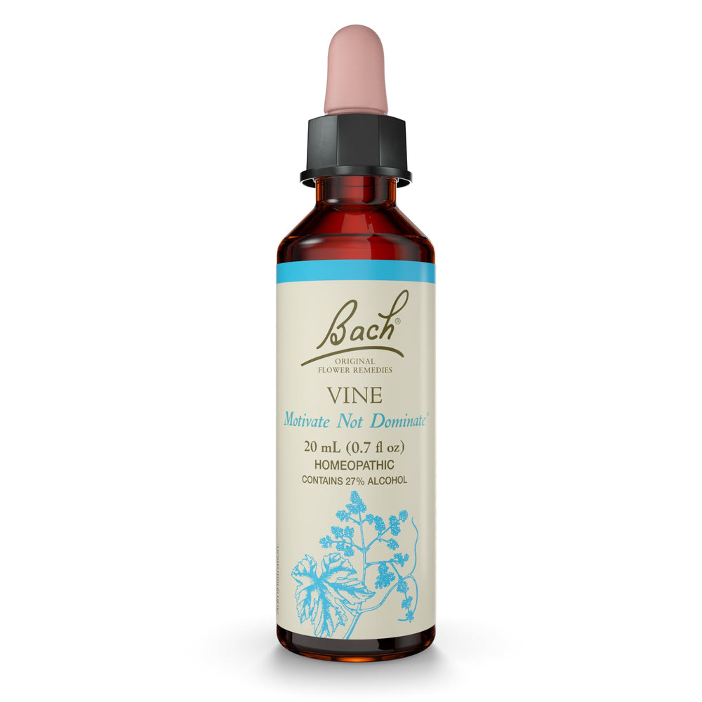 Bach Vine Motivate Not Dominate 20mL dropper bottle