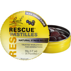 Two-pack packaging of Bach Rescue Remedy Pastilles Black Currant