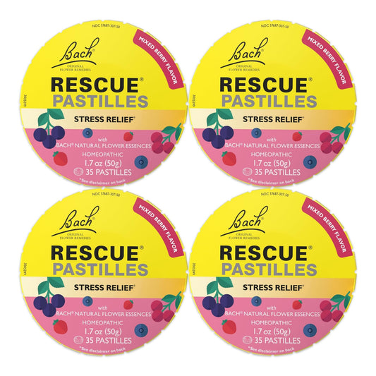 Bach Rescue Pastilles Mixed Berry 4-Pack hero image