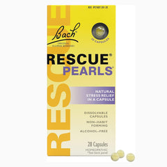 Dissolvable, alcohol-free Rescue Pearls capsules for stress relief