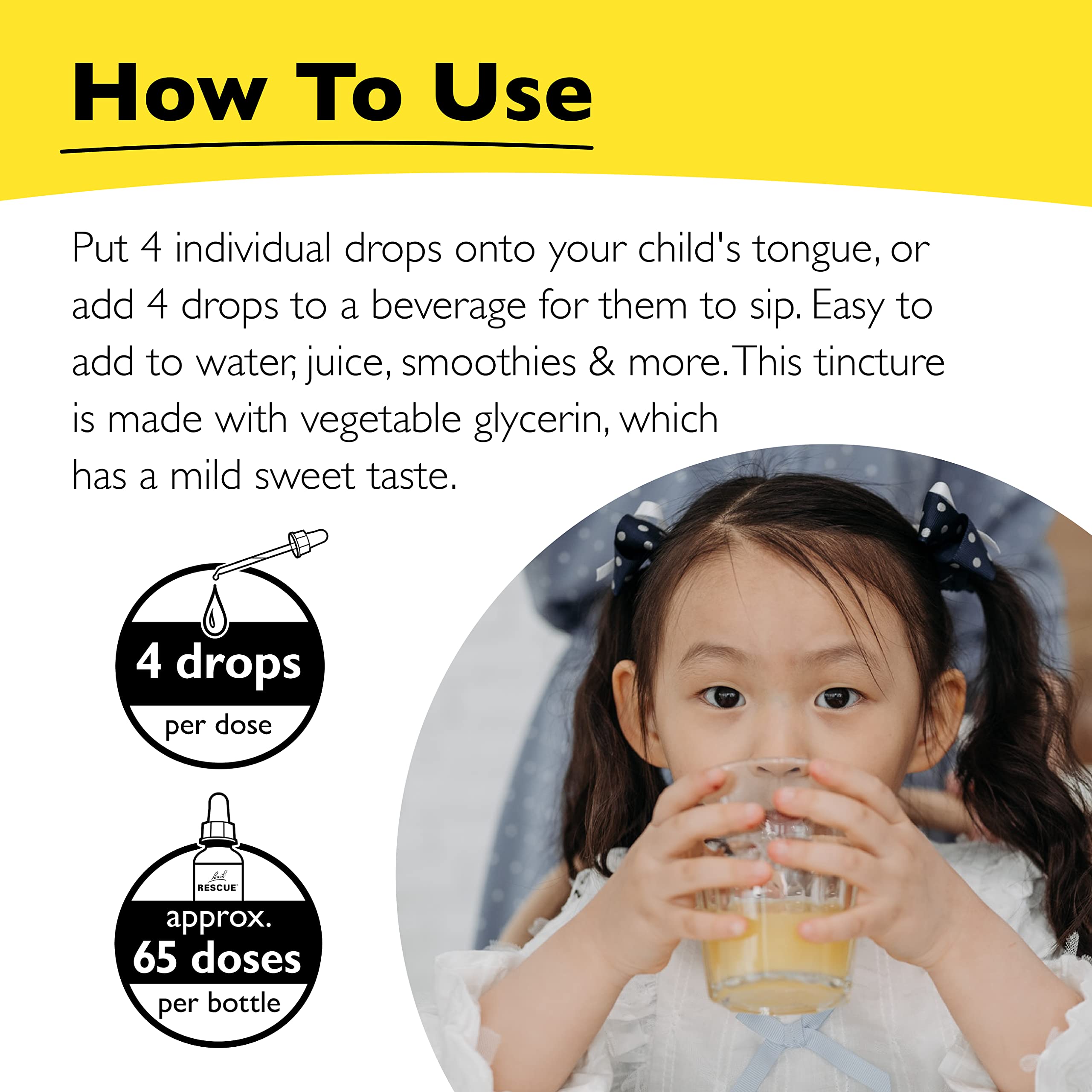 Packaging label highlighting vegan, non-alcohol, gluten-free and sugar-free attributes