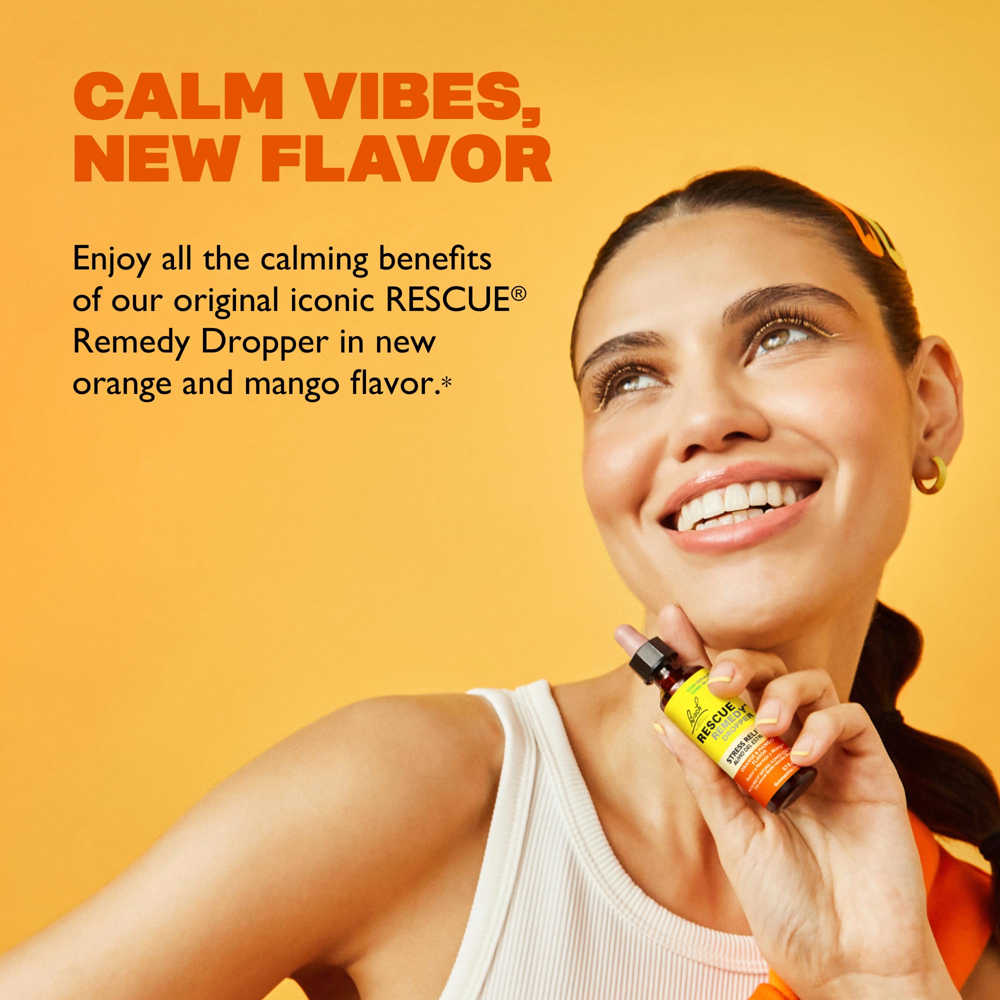 Packaging shot for Bach Rescue Remedy Orange Mango 20ml