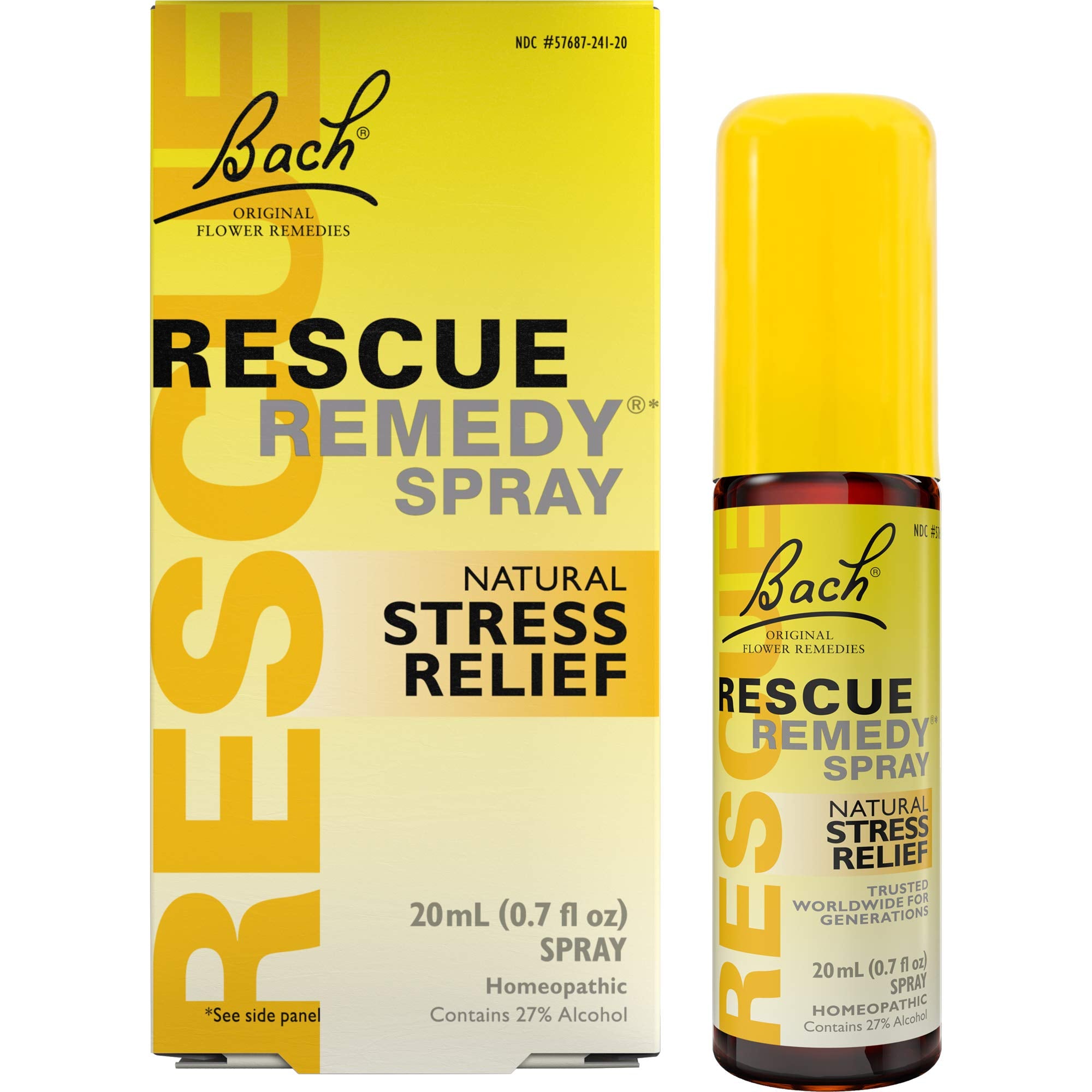 Hero image of Bach RESCUE REMEDY Spray 20mL bottle