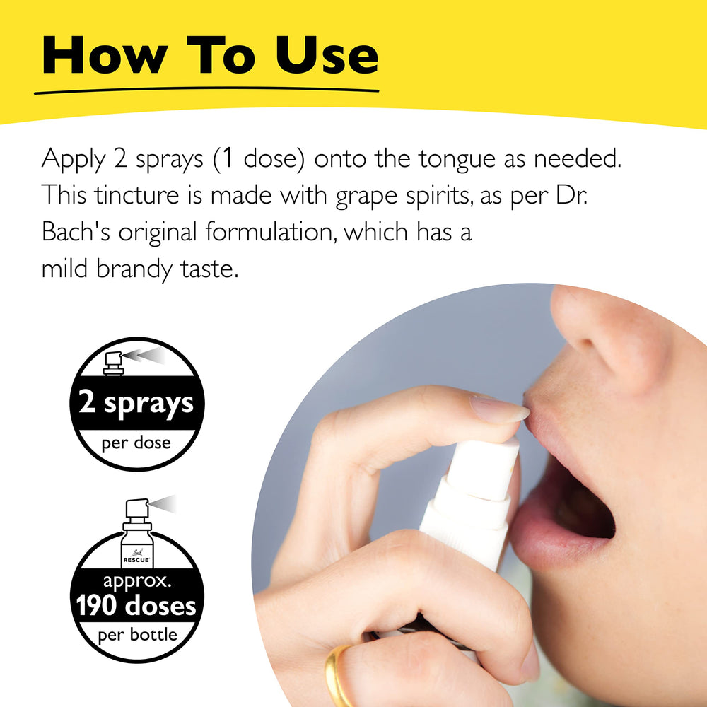 Packaging variation for Bach RESCUE REMEDY Spray 20mL