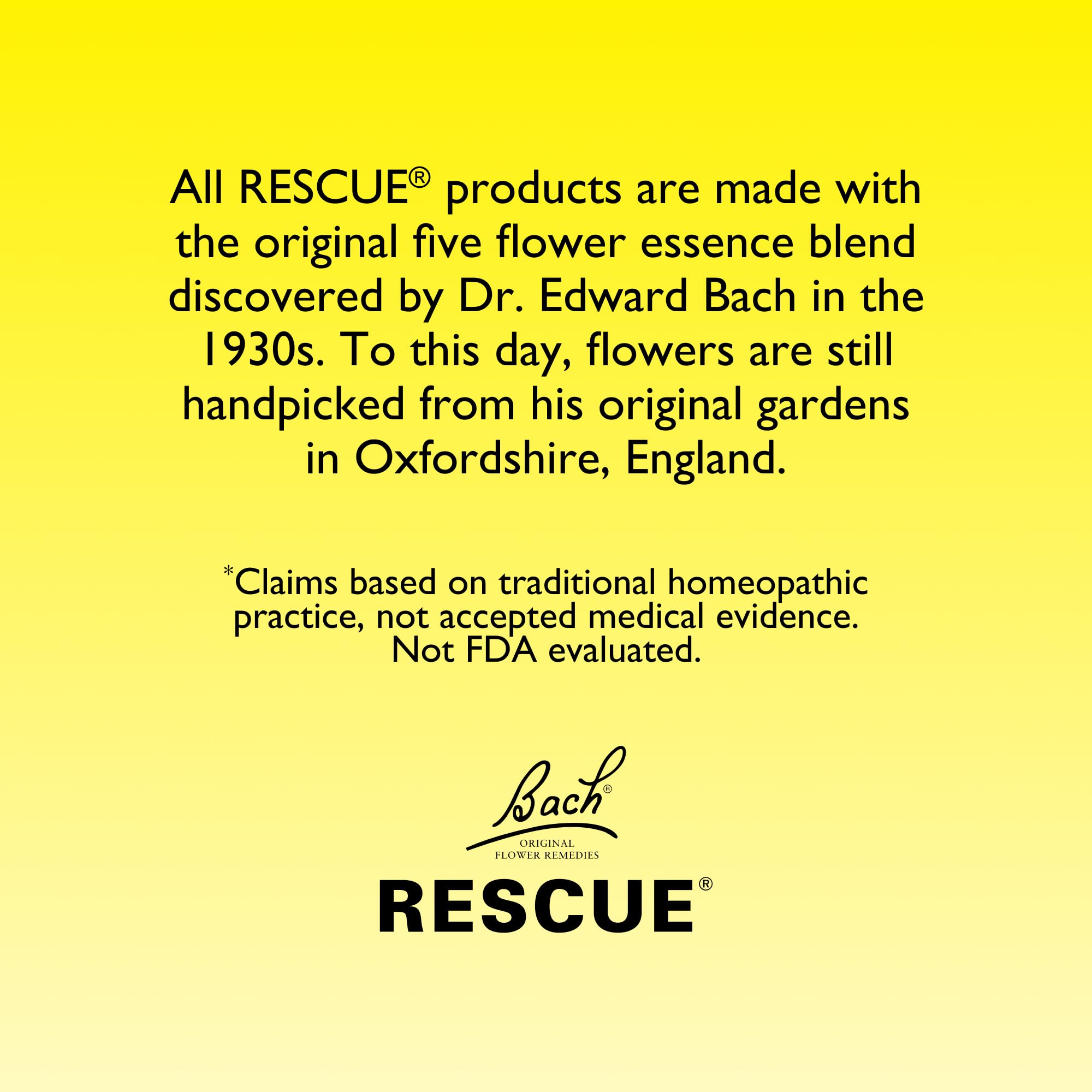 Made in England label on RESCUE Sleep Kids Spray product shot