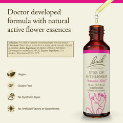 Dropper dispensing Star of Bethlehem remedy