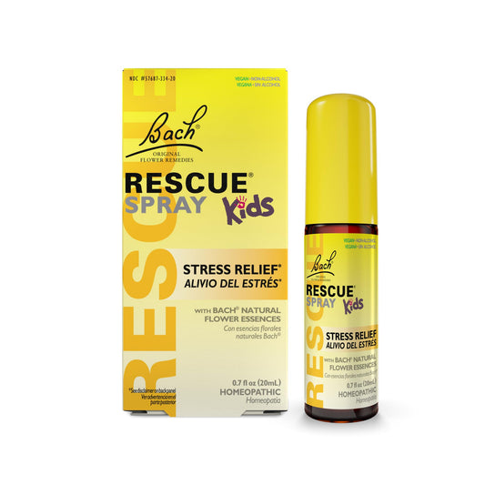 Front view of Bach RESCUE Kids Spray 20mL
