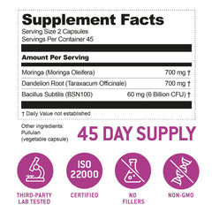 Family-friendly probiotic for gut health and digestion support