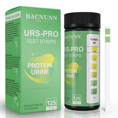 BACNUNN 125-count urine protein test strips box